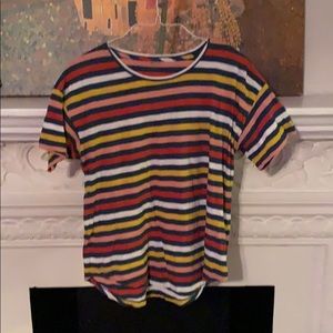Stripped madewell T-shirt.